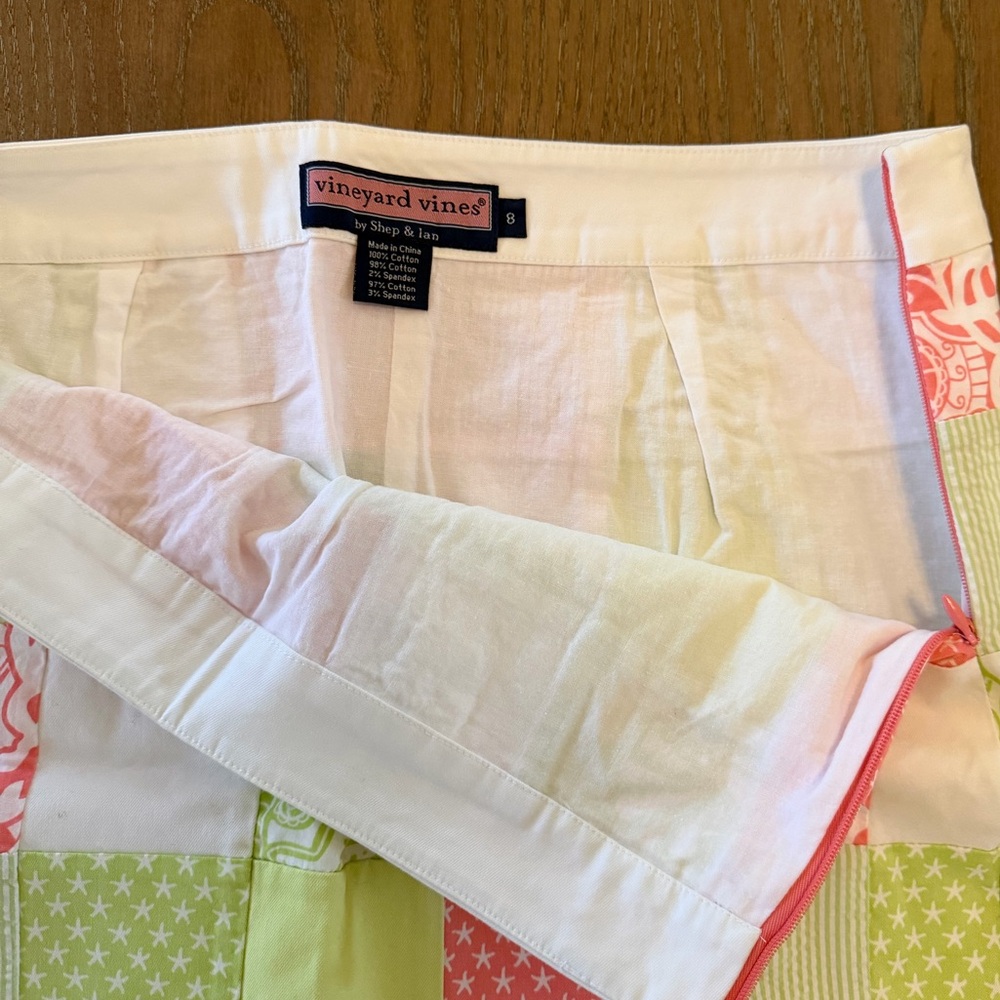 Like New Vineyard Vines Patchwork Mini Skirt - image 2